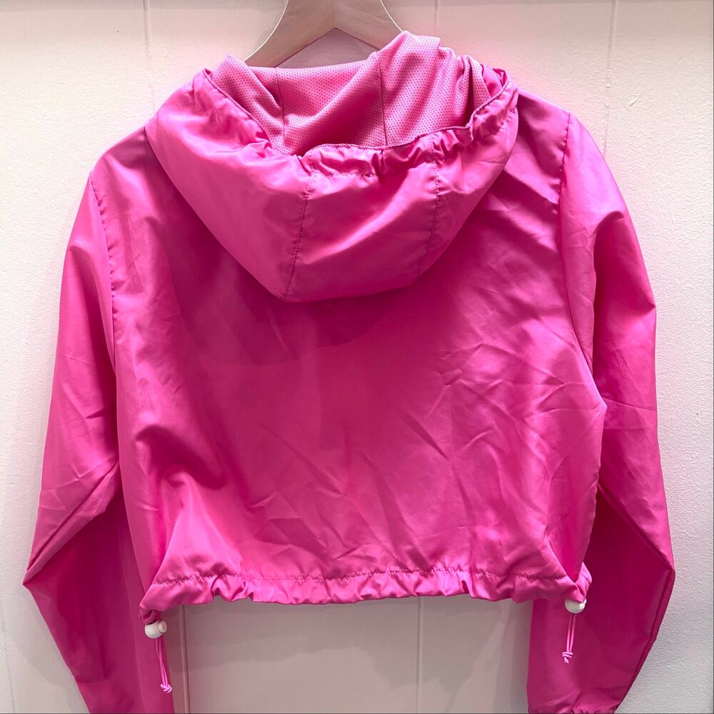 Disney Parks "Dose of Disney" Pink Cropped Pullover Windbreaker – Size M - Picture 4 of 5